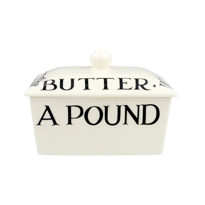 Black Toast Half a Pound Small Butter Dish