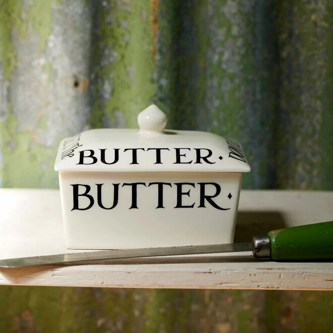 Black Toast Half a Pound Small Butter Dish