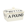 Black Toast Half a Pound Small Butter Dish