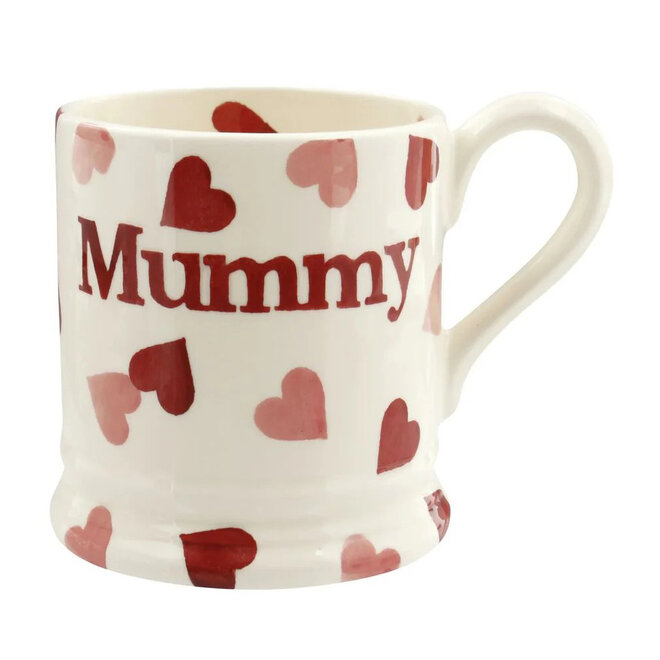 Pink Hearts Mummy 1/2 Pint Mug