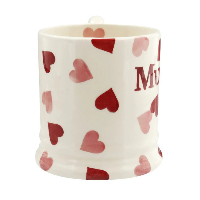 Pink Hearts Mummy 1/2 Pint Mug