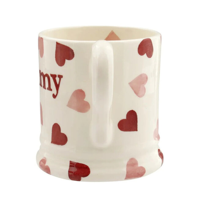 Pink Hearts Mummy 1/2 Pint Mug