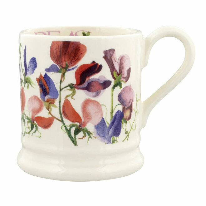 Flowers Sweet Pea Multi 1/2 Pint Mug
