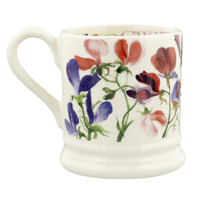 Flowers Sweet Pea Multi 1/2 Pint Mug