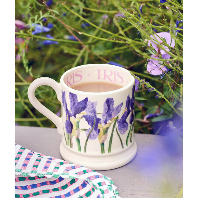Flowers Blue Iris 1/2 Pint Mug