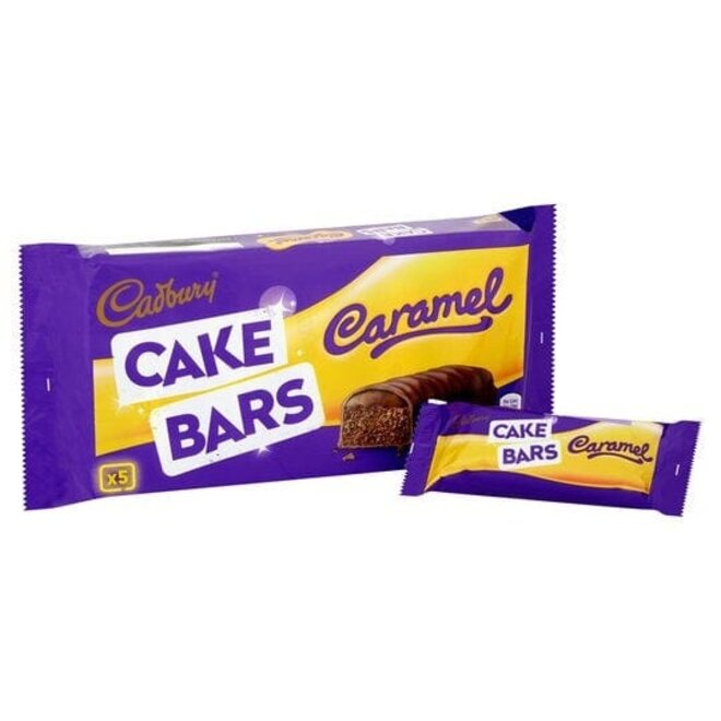 Cadbury Caramel Cake Bars 120g