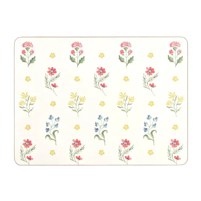 Boho Floral Cork Placemats