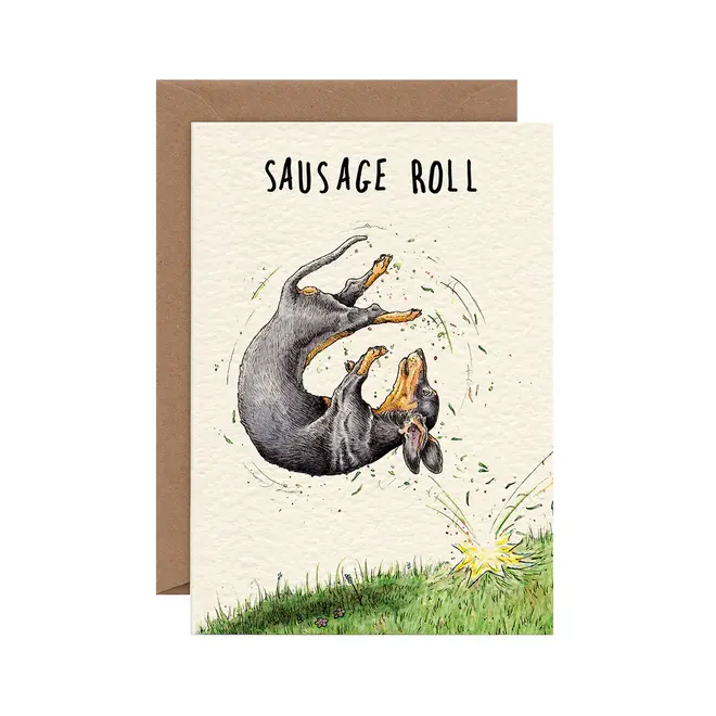 Sausage Roll Greeting Card