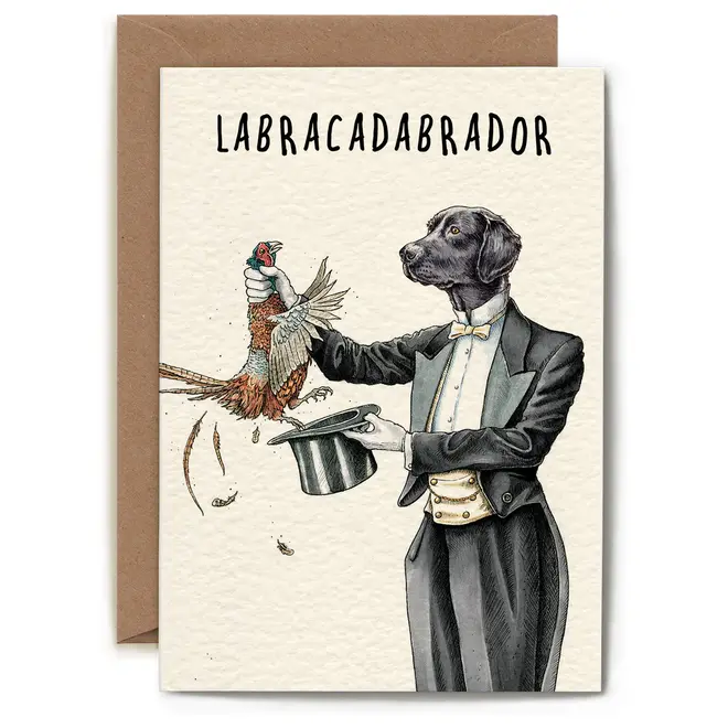 Labracadabrador Greeting Card