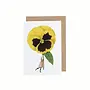 Pansy Greeting Card