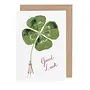 Good Luck Lady Greeting Card