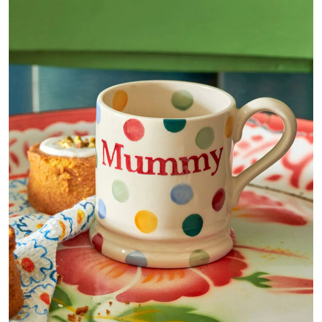 Polka Dot Mummy 1/2 Pint Mug