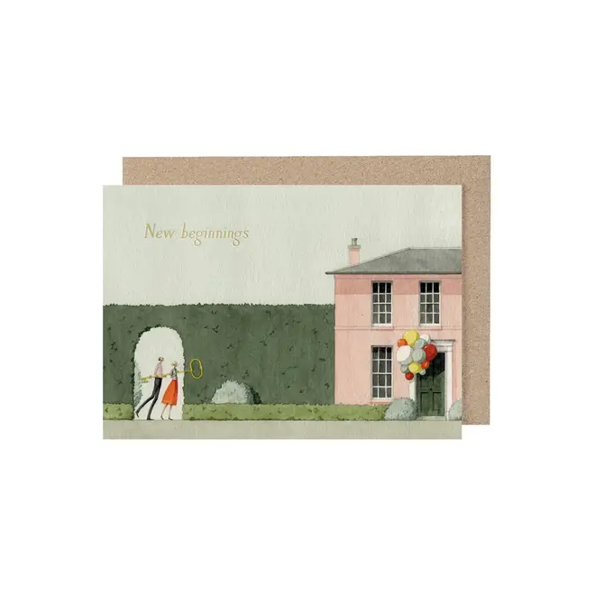 New Home New Beginnings Greeting Card