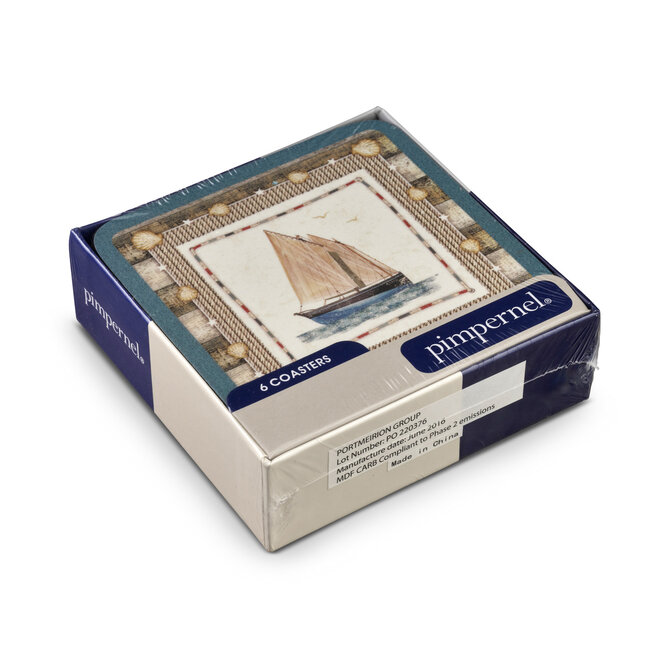 Pimpernel Coastal Breeze Coasters
