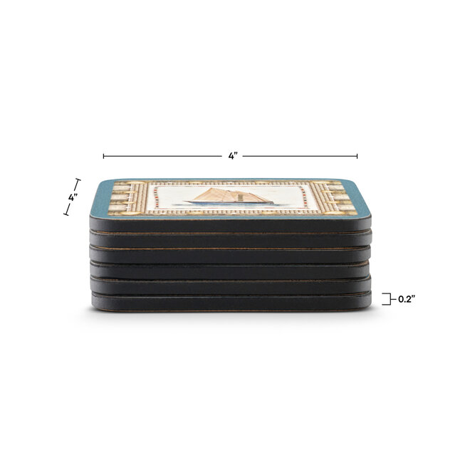 Pimpernel Coastal Breeze Coasters