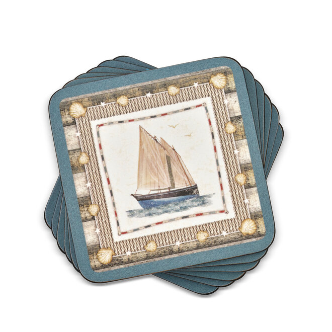Pimpernel Coastal Breeze Coasters