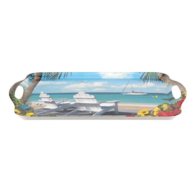 In the Sunshine Large Melamine Handled Tray