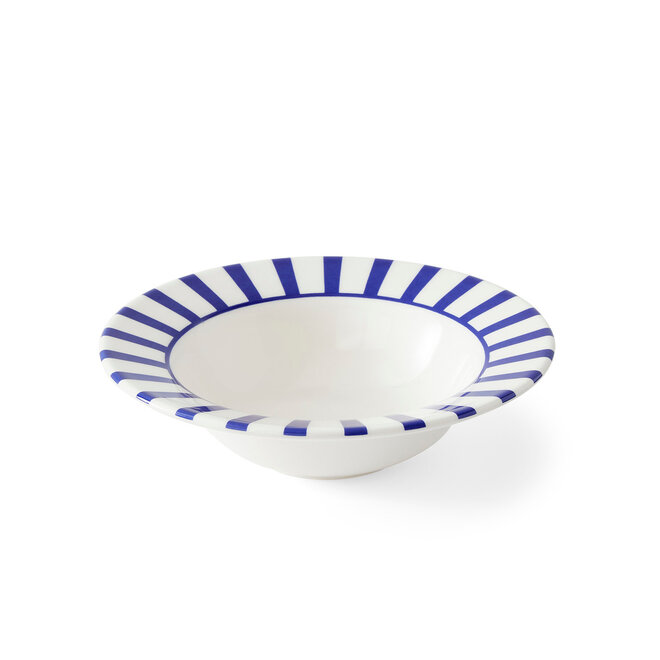 Blue Italian Steccato Cereal Bowl