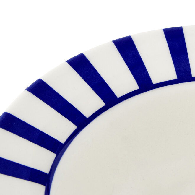 Blue Italian Steccato Cereal Bowl