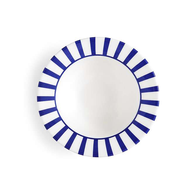 Blue Italian Steccato Cereal Bowl