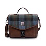 Harris Tweed Chestnut-Blue Tartan Laptop Bag
