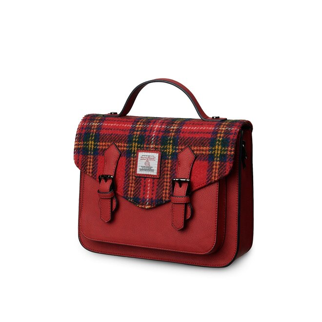 Harris Tweed Royal Stewart Mini Calton Satchel