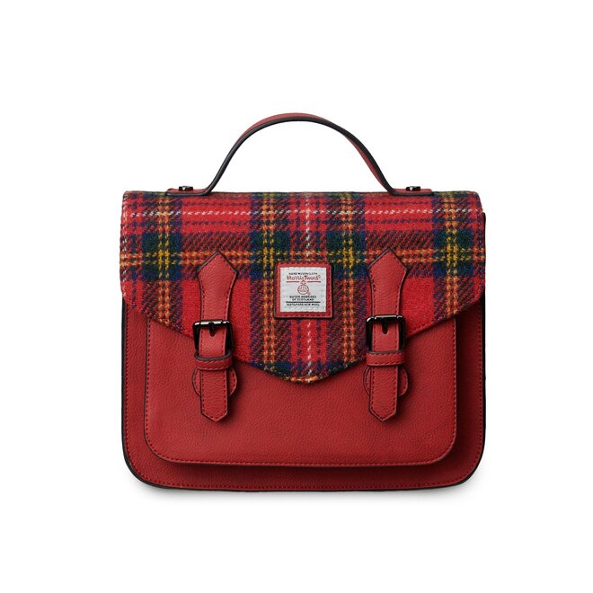 Harris Tweed Royal Stewart Mini Calton Satchel