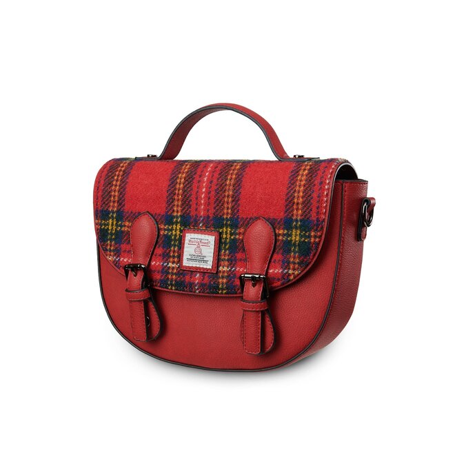 Harris Tweed Royal Stewart Mini Cobble Satchel
