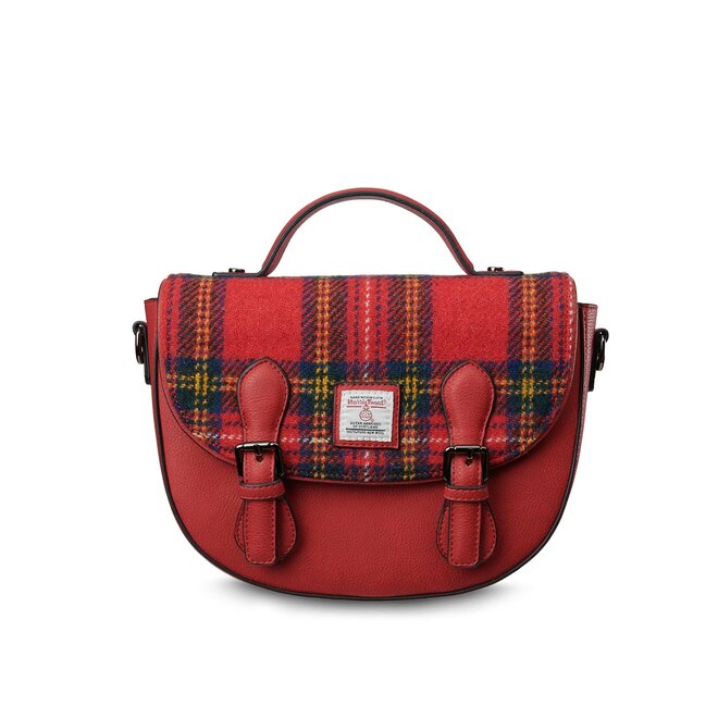 Harris Tweed Royal Stewart Mini Cobble Satchel