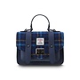 Harris Tweed Navy Tartan Mini Satchel