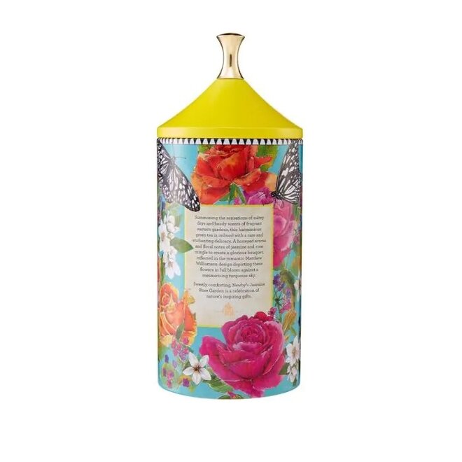 Newby x Matthew Williamson Jasmine Rose Garden Green Loose Leaf Caddy