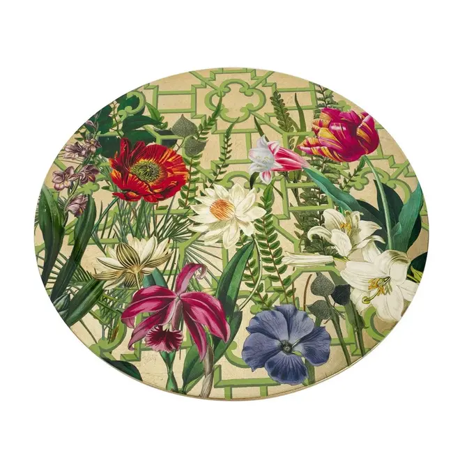 La Dolce Vita Gold Lacquer Round Placemat