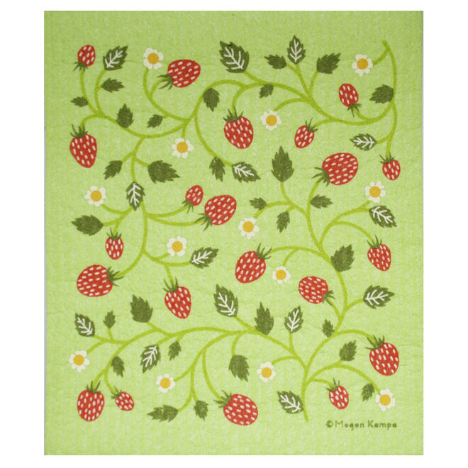 Swedish Dishcloth (Strawberry Patch)