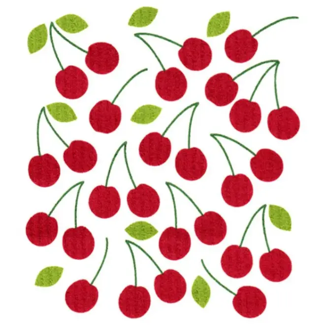 Swedish Dishcloth (Cherries)