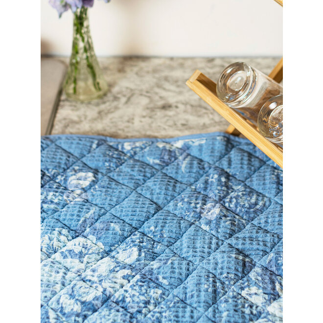 Blanche Washed Blue Drying Mat