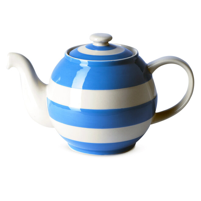 Blue Cornishware Large Betty Teapot
