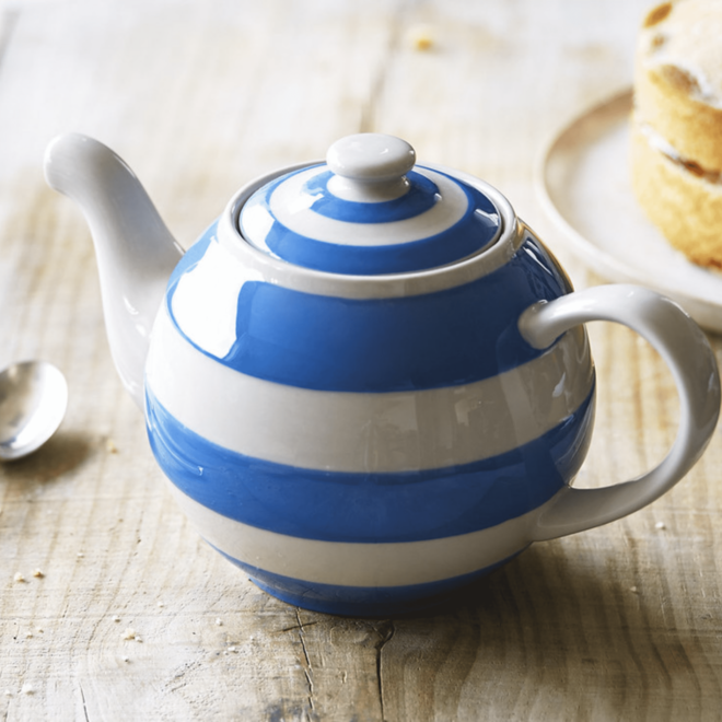 Blue Cornishware Small Betty Teapot
