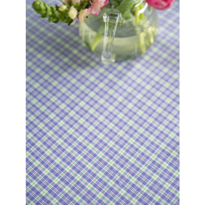 Clover Periwinkle Tablecloth, 54" x 54"