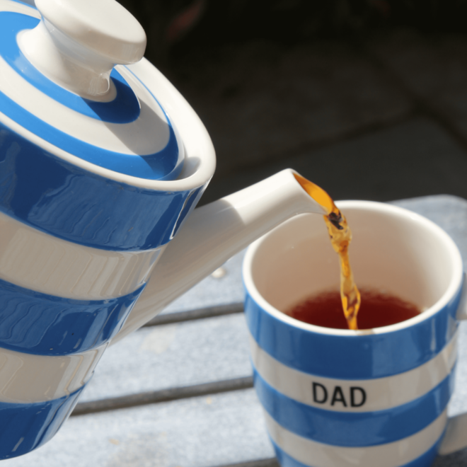 Blue Cornishware Classic Teapot