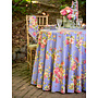 Rosemary Periwinkle 88" Round Tablecloth