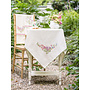 Garden Embroidered Tablecloth, 36" x 36"