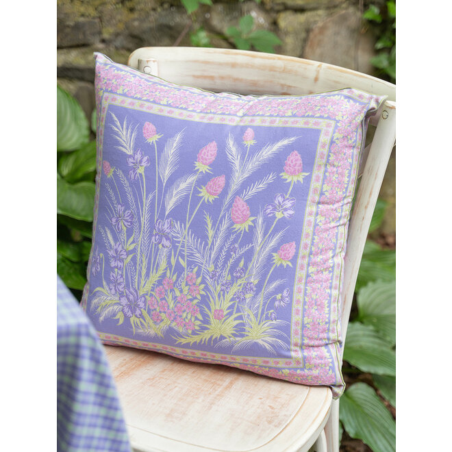 Clover Periwinkle Cushion Cover