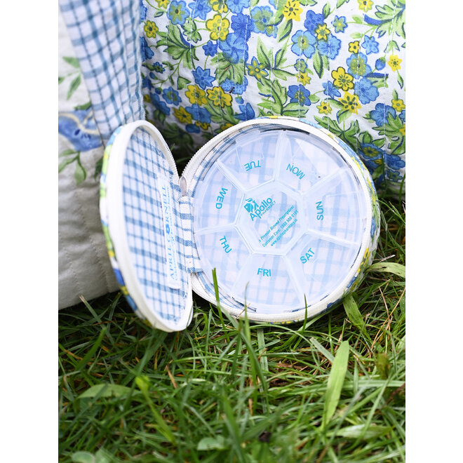 Provence Patchwork Pill Case