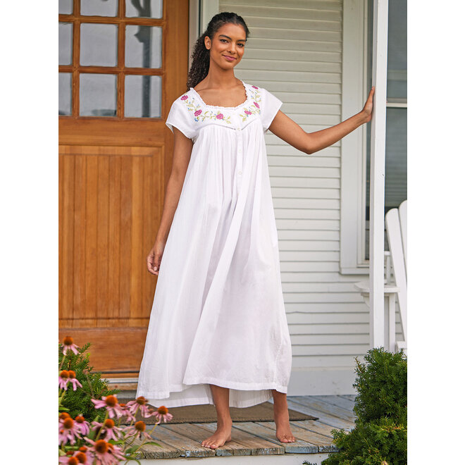 Jardin White Nighty