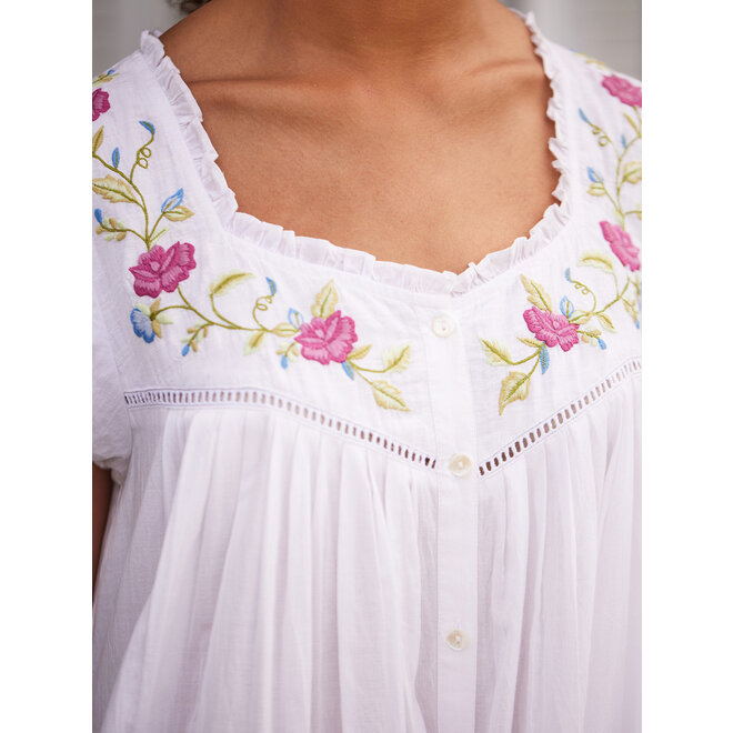 Jardin White Nighty
