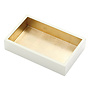 Ivory & Gold Lacquer Hostess Napkin Holder