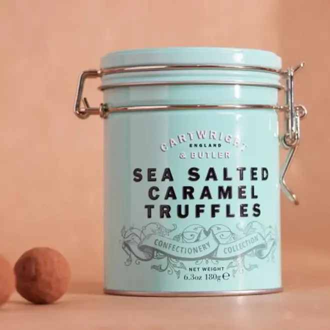 Cartwright & Butler Sea Salted Caramel Truffles Tin 180g