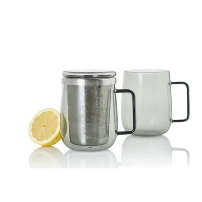 AdHoc Yuna Glass Mug with Infuser