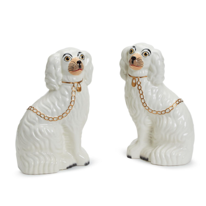Staffordshire Dog Statues Pair