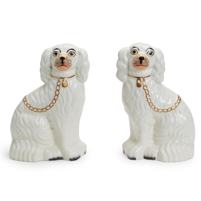 Staffordshire Dog Statues Pair